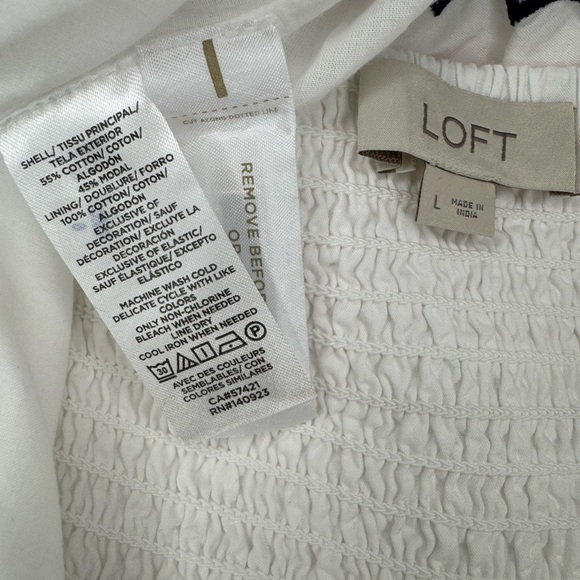 Loft RAINBOW RUFFLE STRAPPY TIERED MAXI DRESS Large #142 - Picture 11 of 13